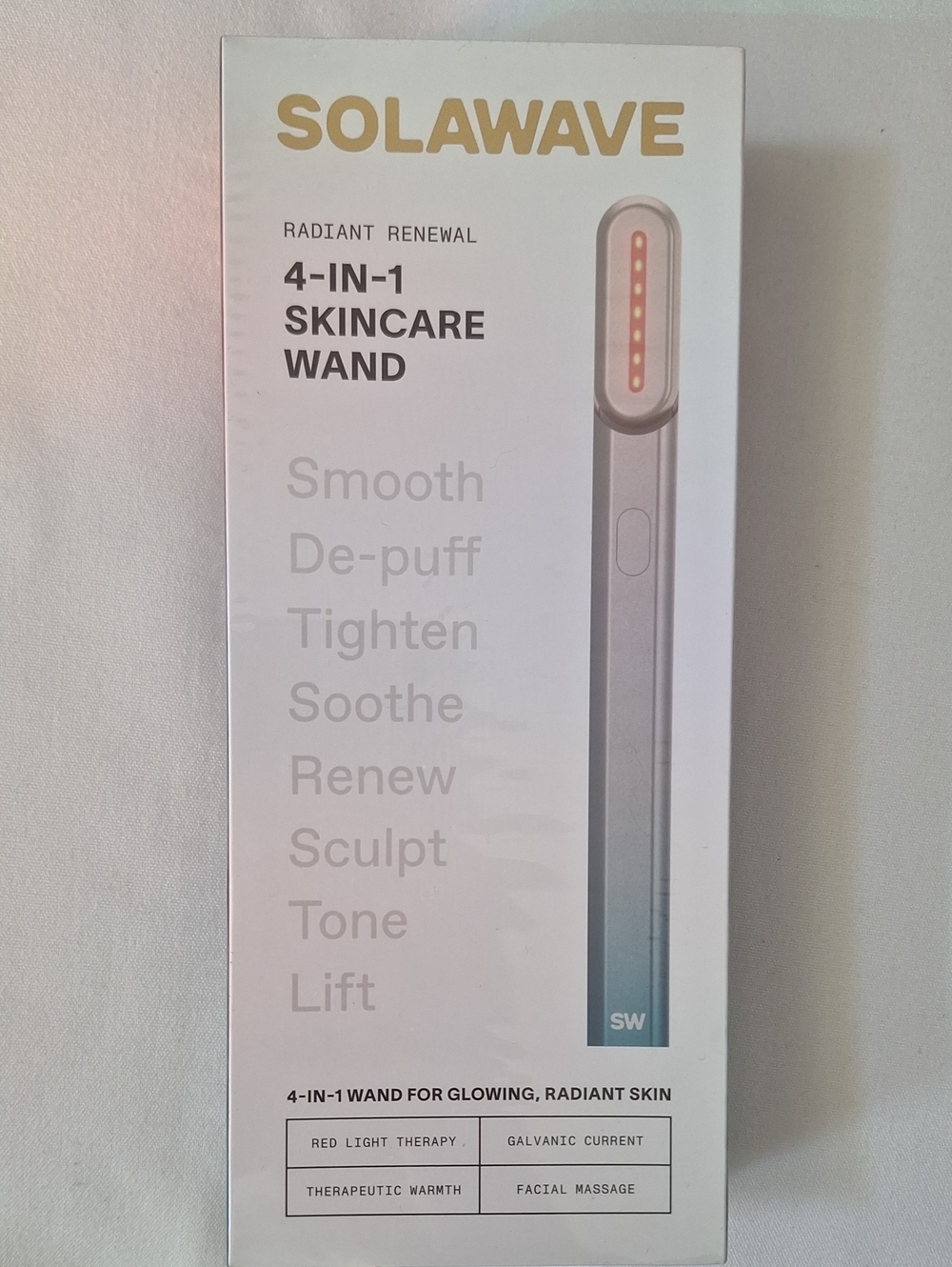 Solawave 4-in-1 Skincare Wand — Ombre Pink/Gold